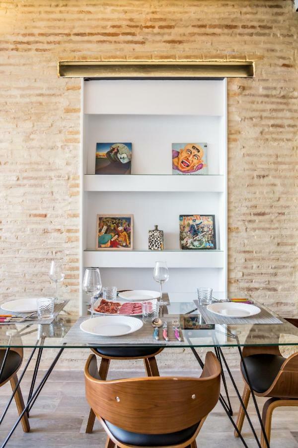 Ferienwohnung Florit Flats - Center Luxurious 1Br 1Ba Terrace Wi-Fi Ac Valencia Exterior foto