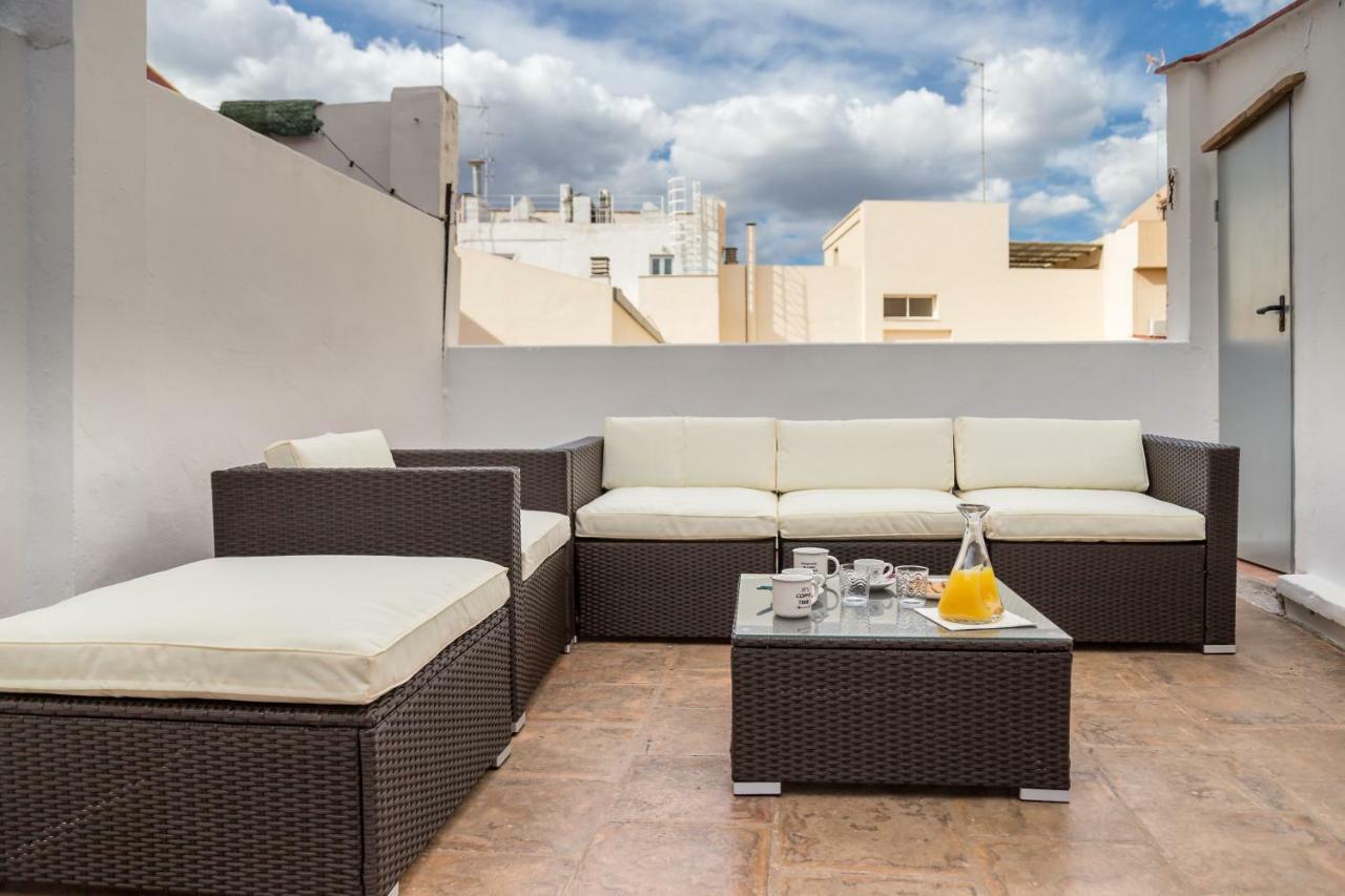 Ferienwohnung Florit Flats - Center Luxurious 1Br 1Ba Terrace Wi-Fi Ac Valencia Exterior foto