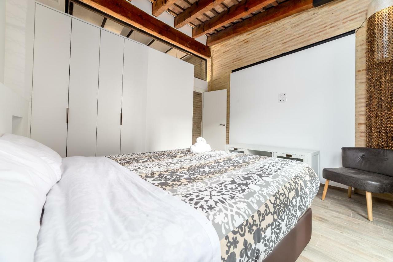 Ferienwohnung Florit Flats - Center Luxurious 1Br 1Ba Terrace Wi-Fi Ac Valencia Exterior foto