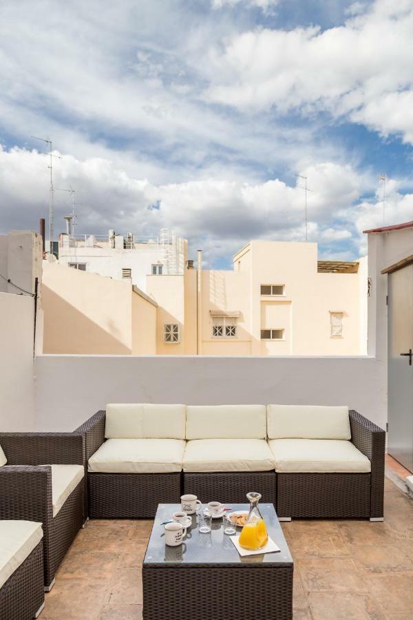 Ferienwohnung Florit Flats - Center Luxurious 1Br 1Ba Terrace Wi-Fi Ac Valencia Exterior foto