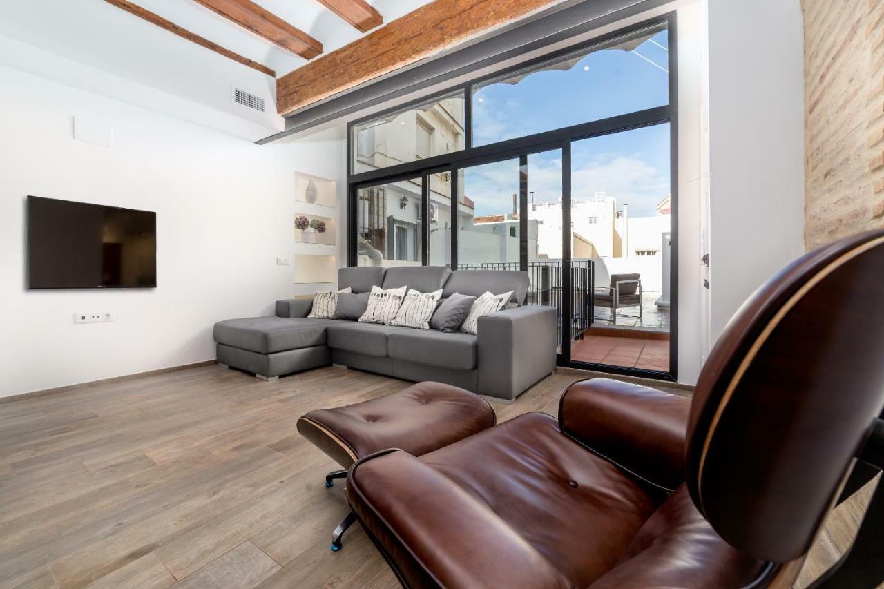Ferienwohnung Florit Flats - Center Luxurious 1Br 1Ba Terrace Wi-Fi Ac Valencia Exterior foto