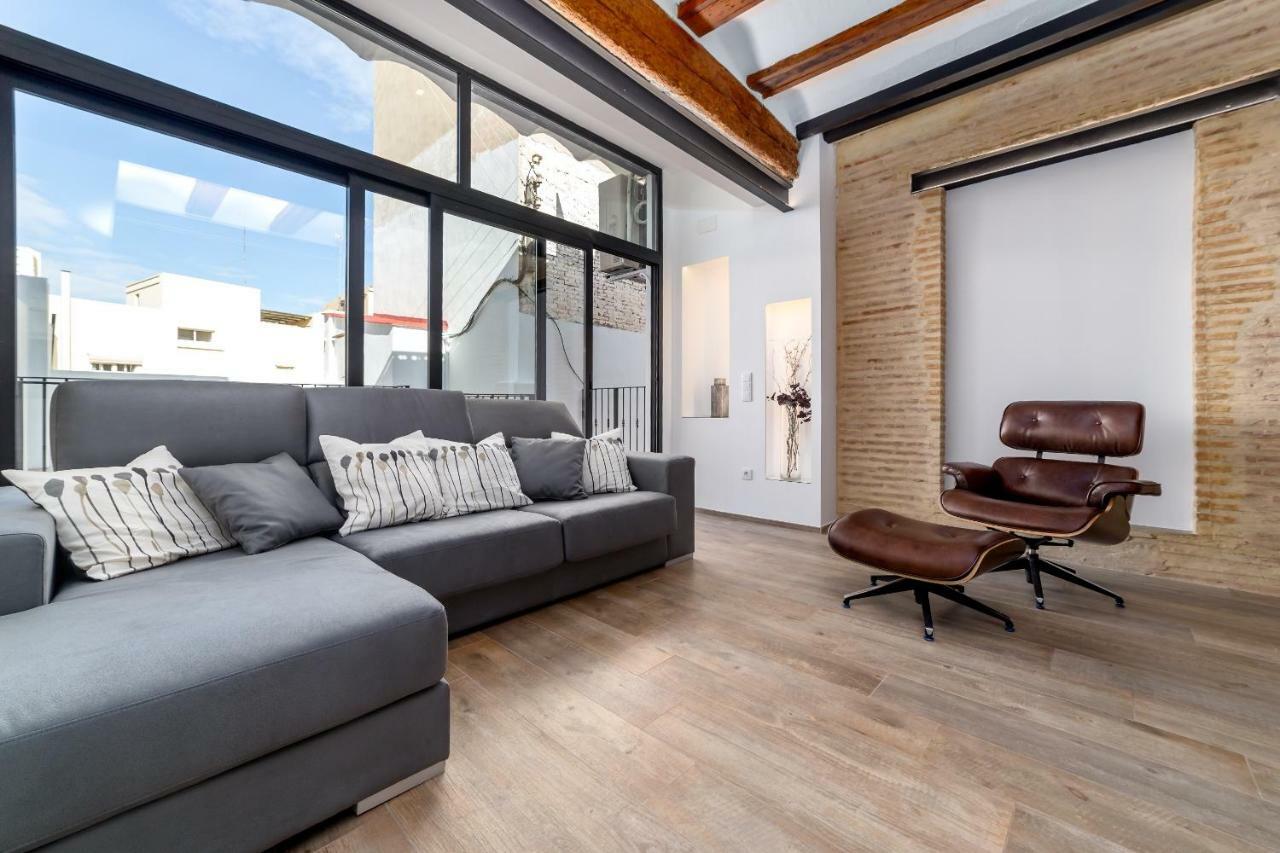 Ferienwohnung Florit Flats - Center Luxurious 1Br 1Ba Terrace Wi-Fi Ac Valencia Exterior foto